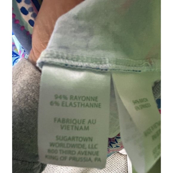 Lilly Pulitzer Bowen Halter Top L in Seaside Shindig Engine NEW WITH TAG! - Picture 5 of 6